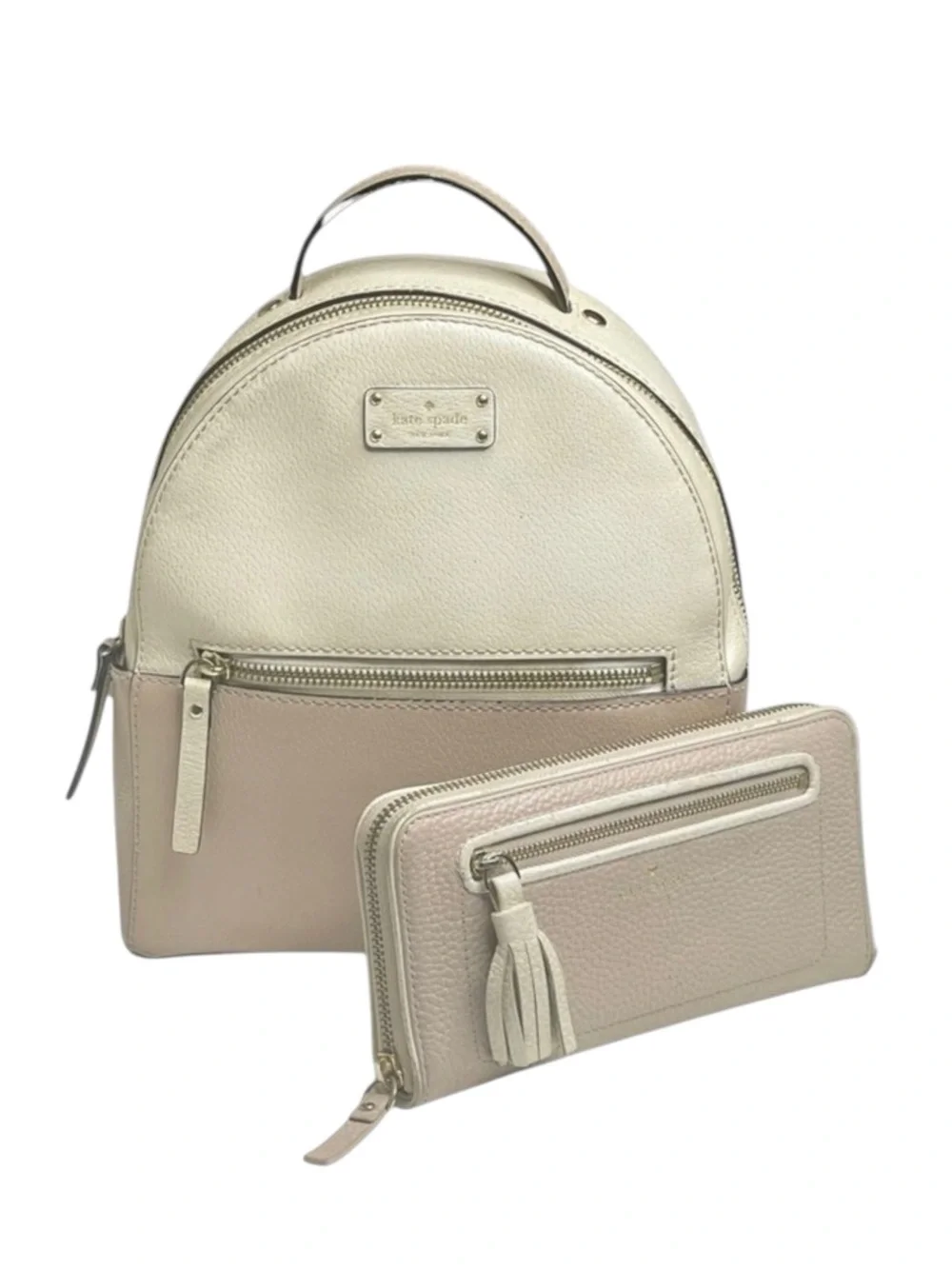 Kate Spade  KSNY Sammi Grove Street Backpack Bag  Rose Cloud Cement  WRKU4894